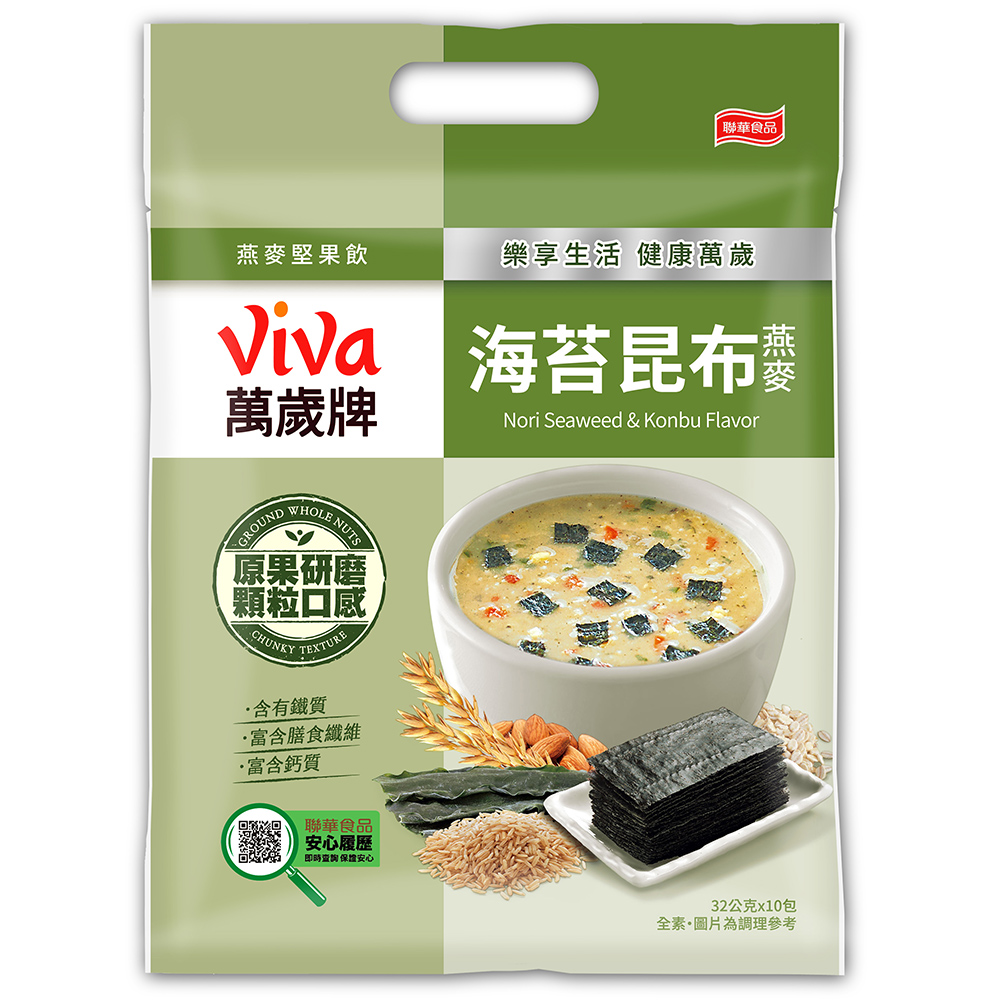 燕麥堅果飲-海苔昆布(32gX10包)