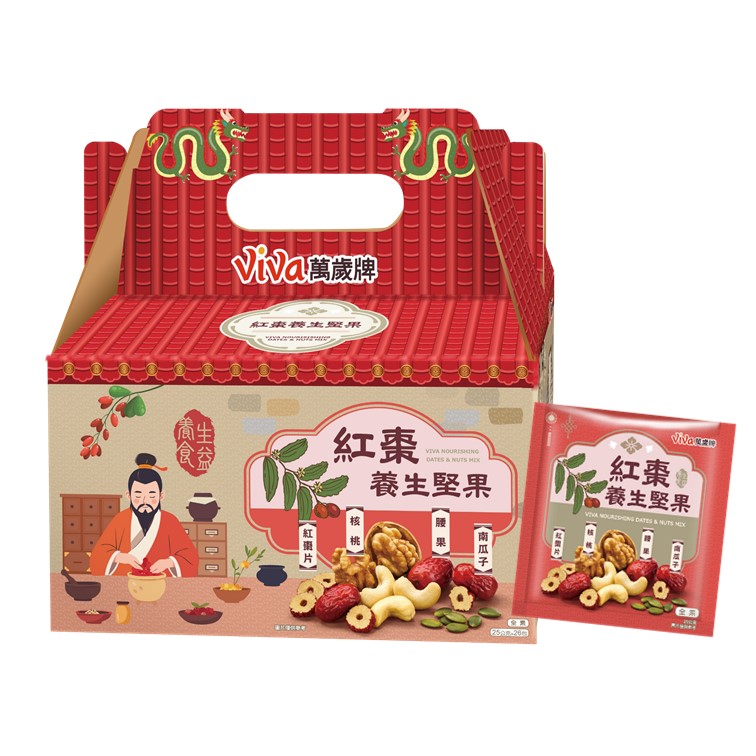 萬歲牌-紅棗養生堅果(650g/26包入)