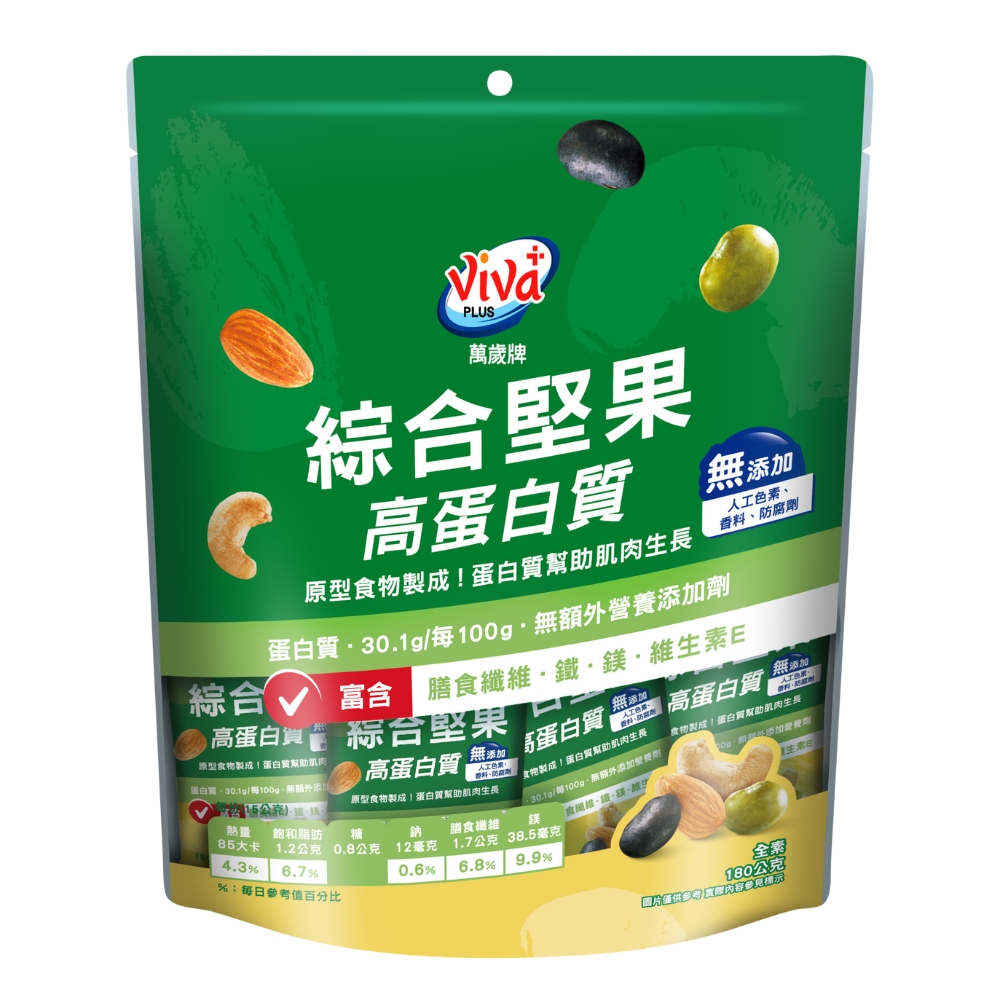 萬歲牌-高蛋白質綜合堅果(15gX12包)
