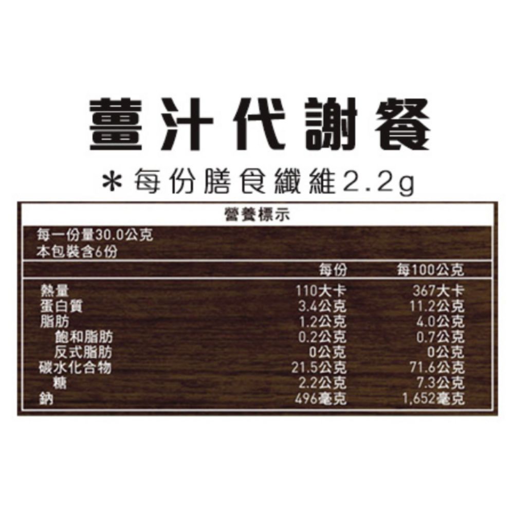 ★E★薑汁野菜代謝餐(6包),★E★促進代謝健康首選,C63180002,★E★薑汁野菜代謝餐(6包),GingerVeggieOatMeal,素食者可食